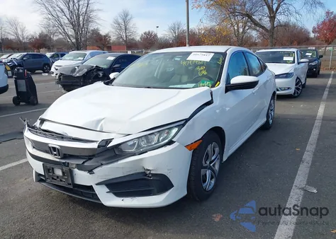 2018 Honda Civic Lx из США, поврежденный, VIN 2HGFC2F51JH509609